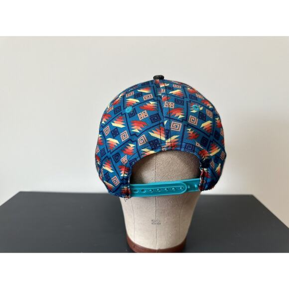 Rodeo Time Hat Dale Brigsby Santa Fe Back Black Denim Front Snapback Free Ship - Picture 4 of 5